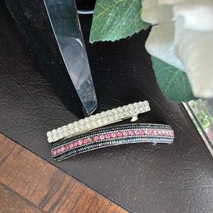 2 beautiful berrettes with bling